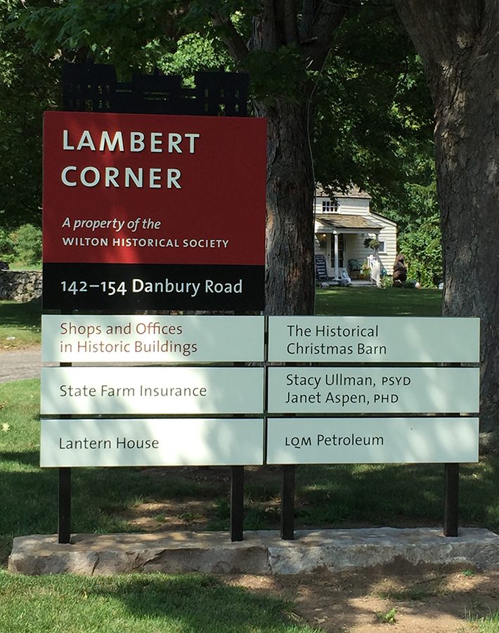lambert-corner-sign