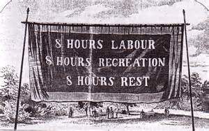 Eight-hour day banner