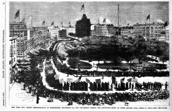 First labor Day Parade, 1882